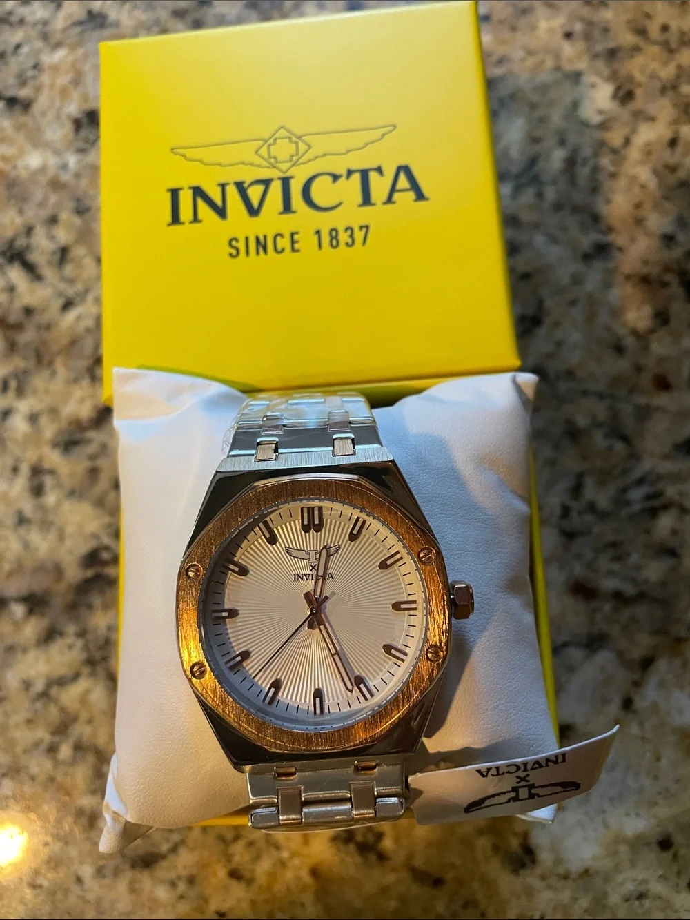 Invicta Specialty Two-Tone Silver and Gold Men's Watch